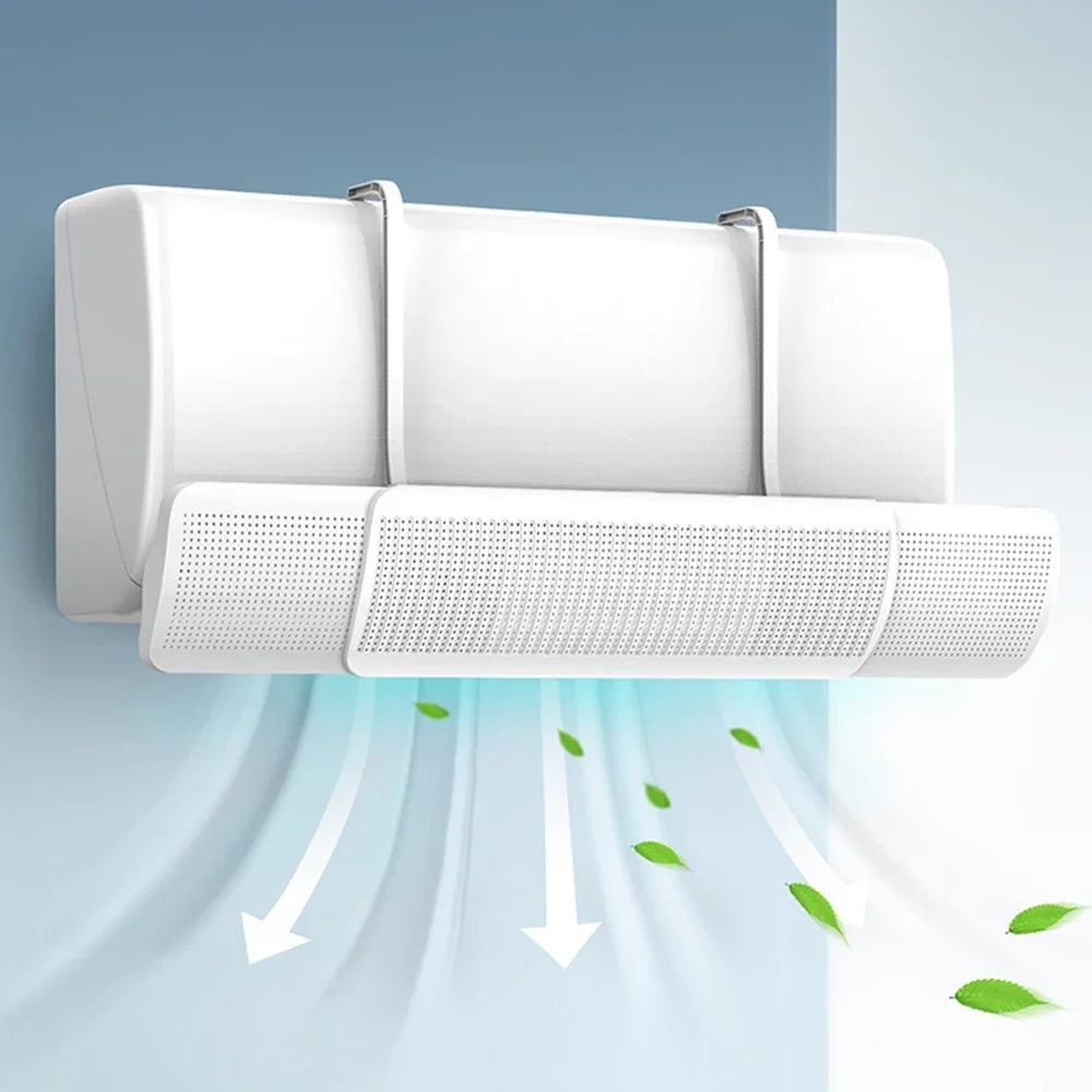 Air Conditioning Windshield Anti-Direct Blowing Universal Windproof Wall-Mounted Air Outlet Baffle Confinement Cold Air Guide