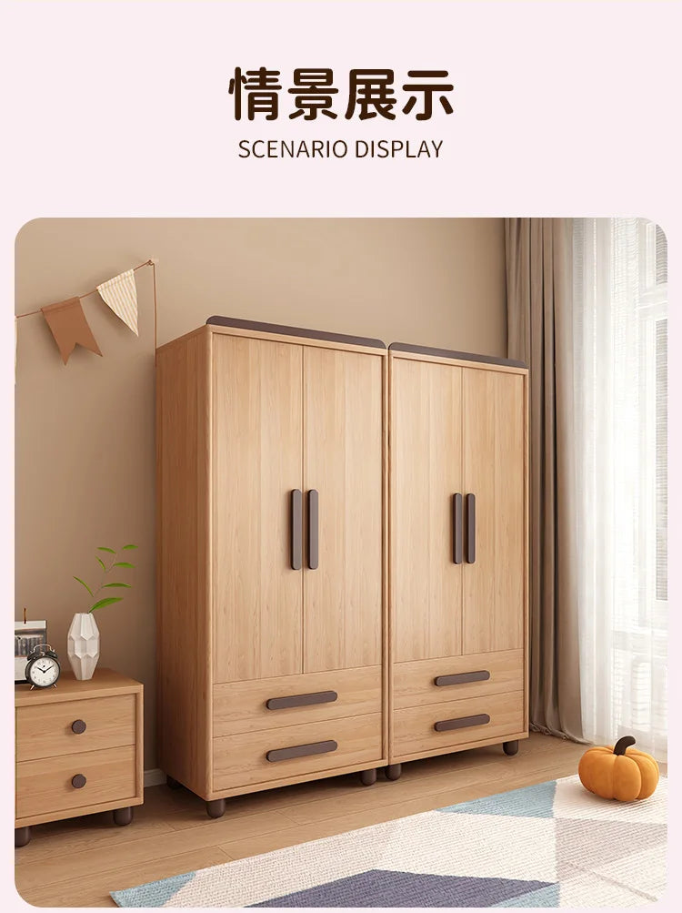Storage Wooden Wardrobes Bedroom Hanger Shirts Clothing Wardrobes Layered Apartment Ropero Armable De Ropa House Accessories