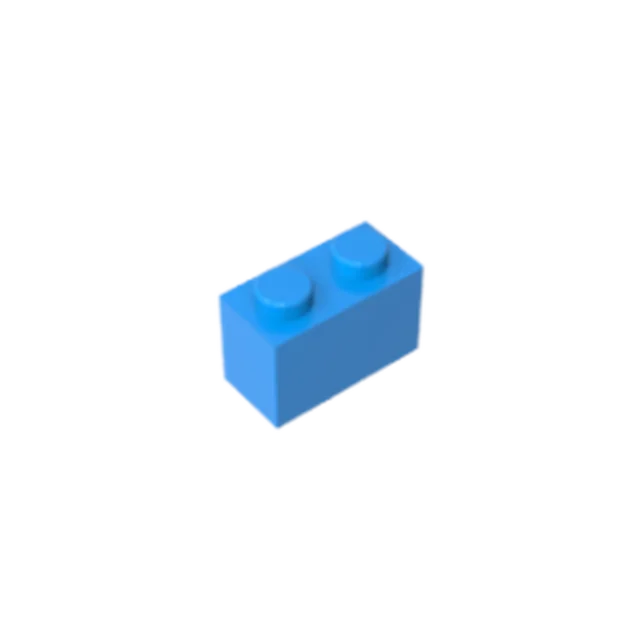 Bricks Compatible 3004 1x2 Dots DIY Building Blocks Thick