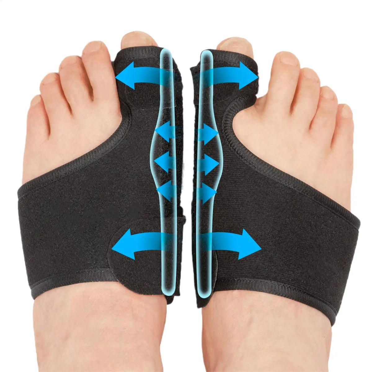 Toe Corrector for Women 1 Pair Adjustable Straightener Corrector for Women Big Toe for Foot Yoga Pedicure Day Night Support