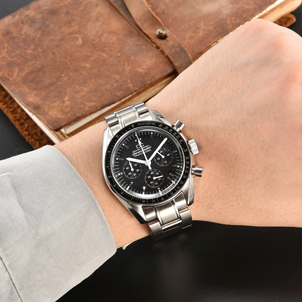 Customized LOGO VK63 Watch 40mm Fashion Sapphire Case 316L