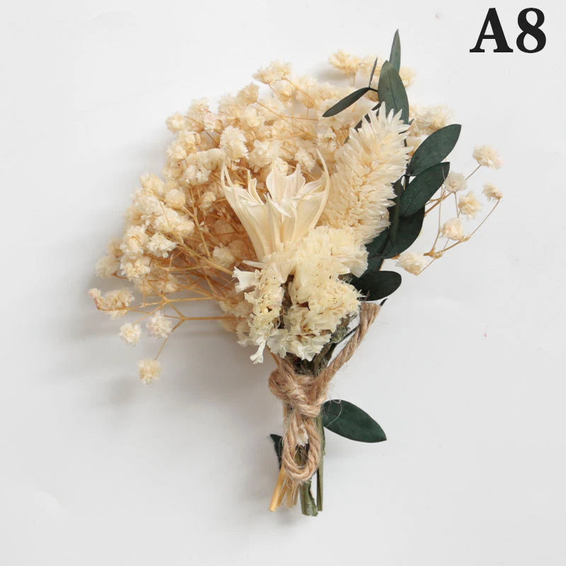 1 bouquet of artificial dried flowers roses home decoration photography photo background wedding decoration