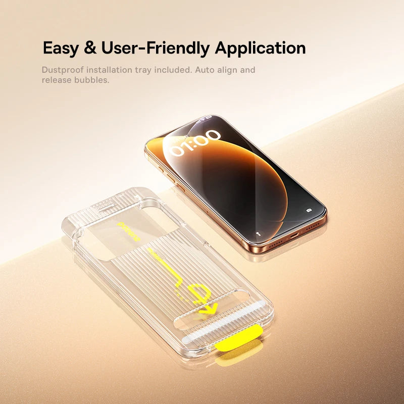 Baseus Tempered Glass For iPhone 18 17 Pro Max