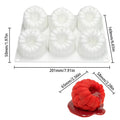 Food-Grade Silicone Raspberry Shaped Mold Fruit Design Reusable 6-Cavity Baking Mold Heat-Resistant BPA-Free