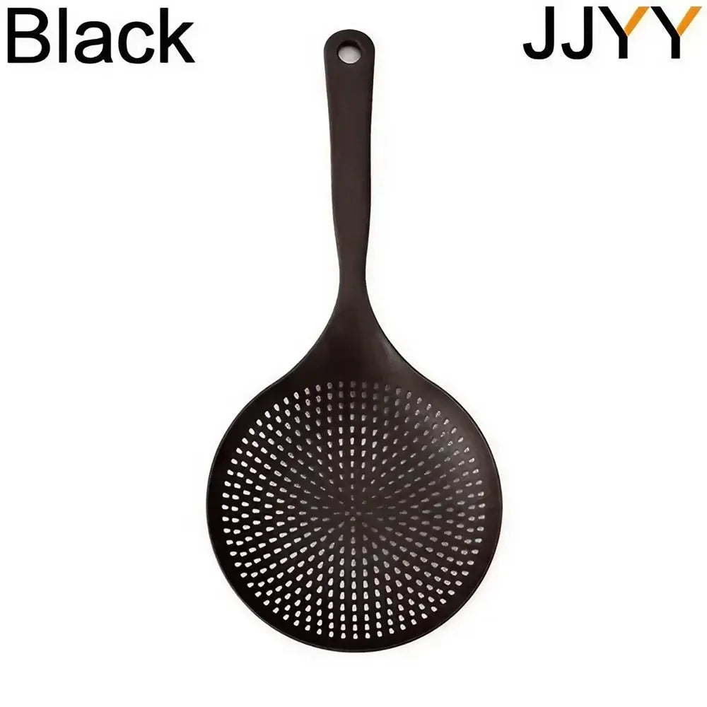 Large, Thickened, Long-handled Strainer Spoon for Draining Noodles and Dumplings in A Household Kitchen Kitchen Tools