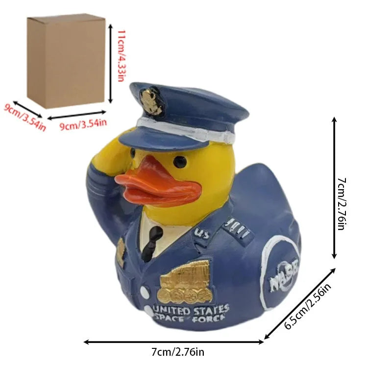 Captain's Duck Cruise Ornament Desktop Car Decoration Cross-Border New Product Unique Gift for Friends