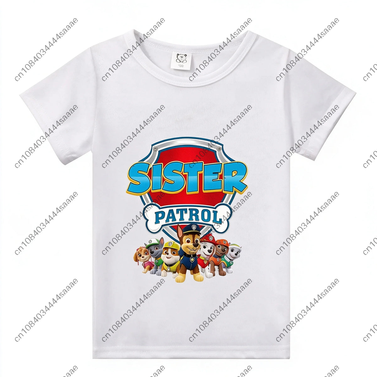 Paw Patrol Parent-child Outfit Birthday Party Tee Dad Mom
