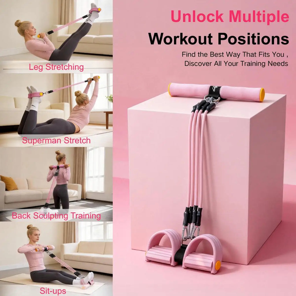 3 in 1 Multifunctional Pedal Resistance Band