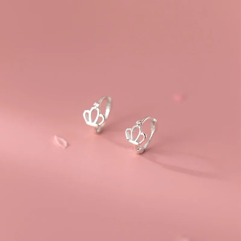 WANTME 925 Sterling Silver Fashion Hollow Out Princess Crown