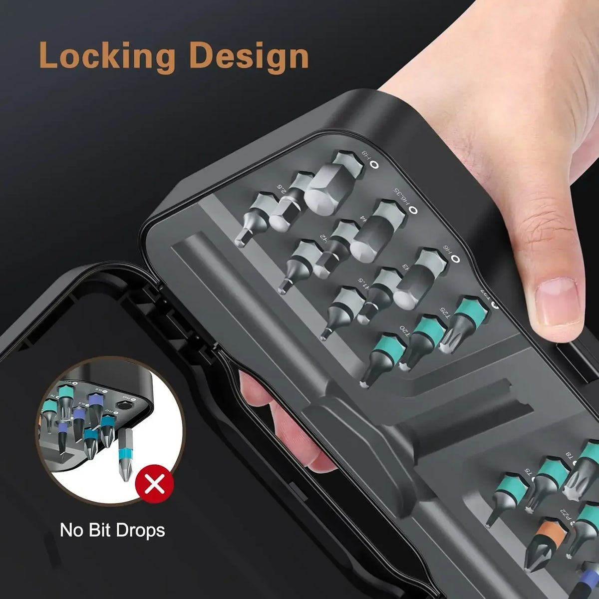 24-In-1 Multifunctional Screwdriver and Ratchet Wrench Set