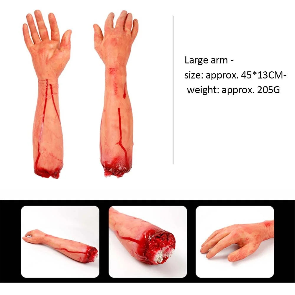 Bloody Fake Body Parts Halloween Props