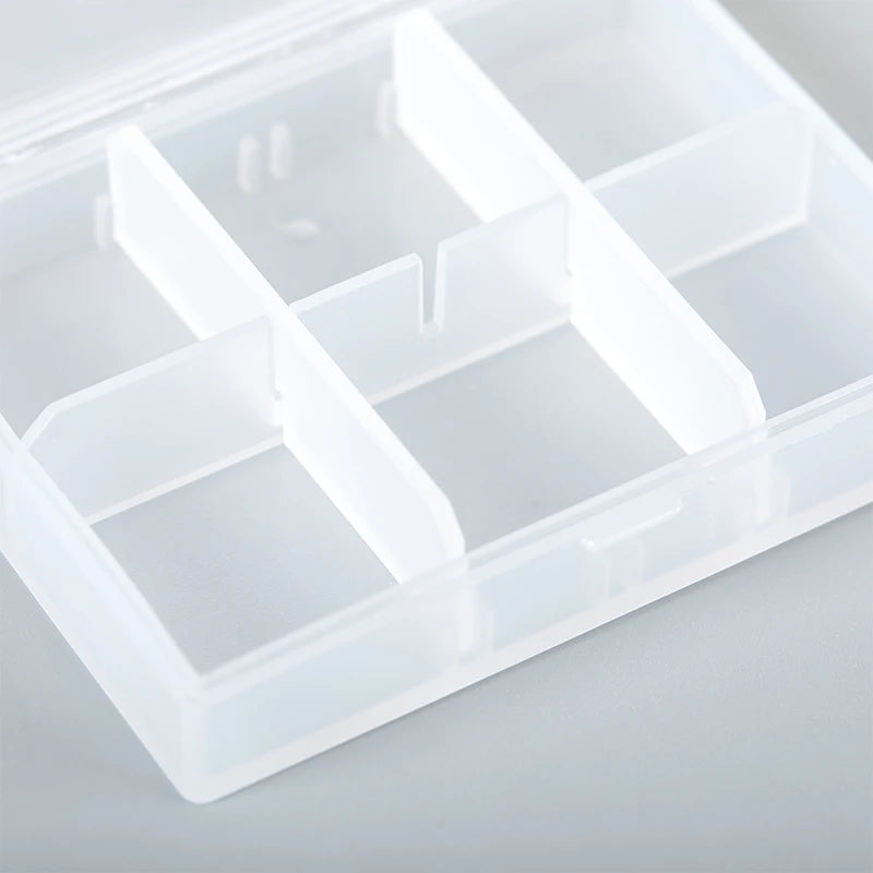 Frosted Flip Storage Box Photocards Small Card Storage Box Desk Organizer Box Classification Box Jewelry Storage Case Container