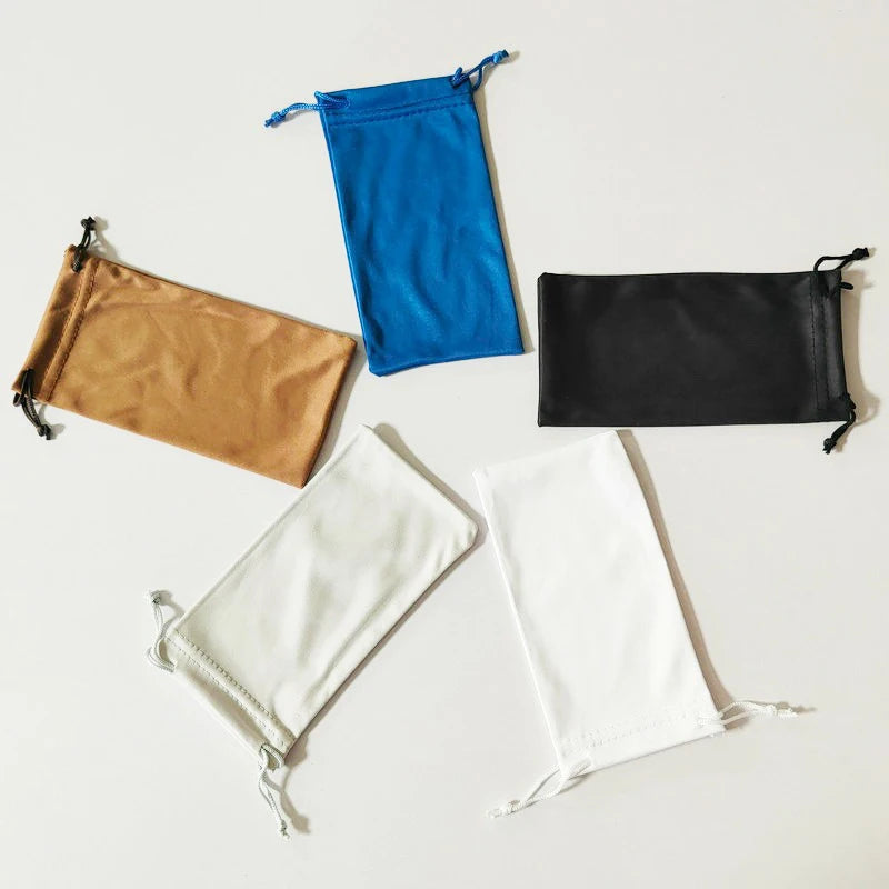 Microfiber Eyeglasses Bag Sun Bag Portable Cloth Bag Sunglasses Sunglasses Bag Simple Loading Glasses Storage Bag
