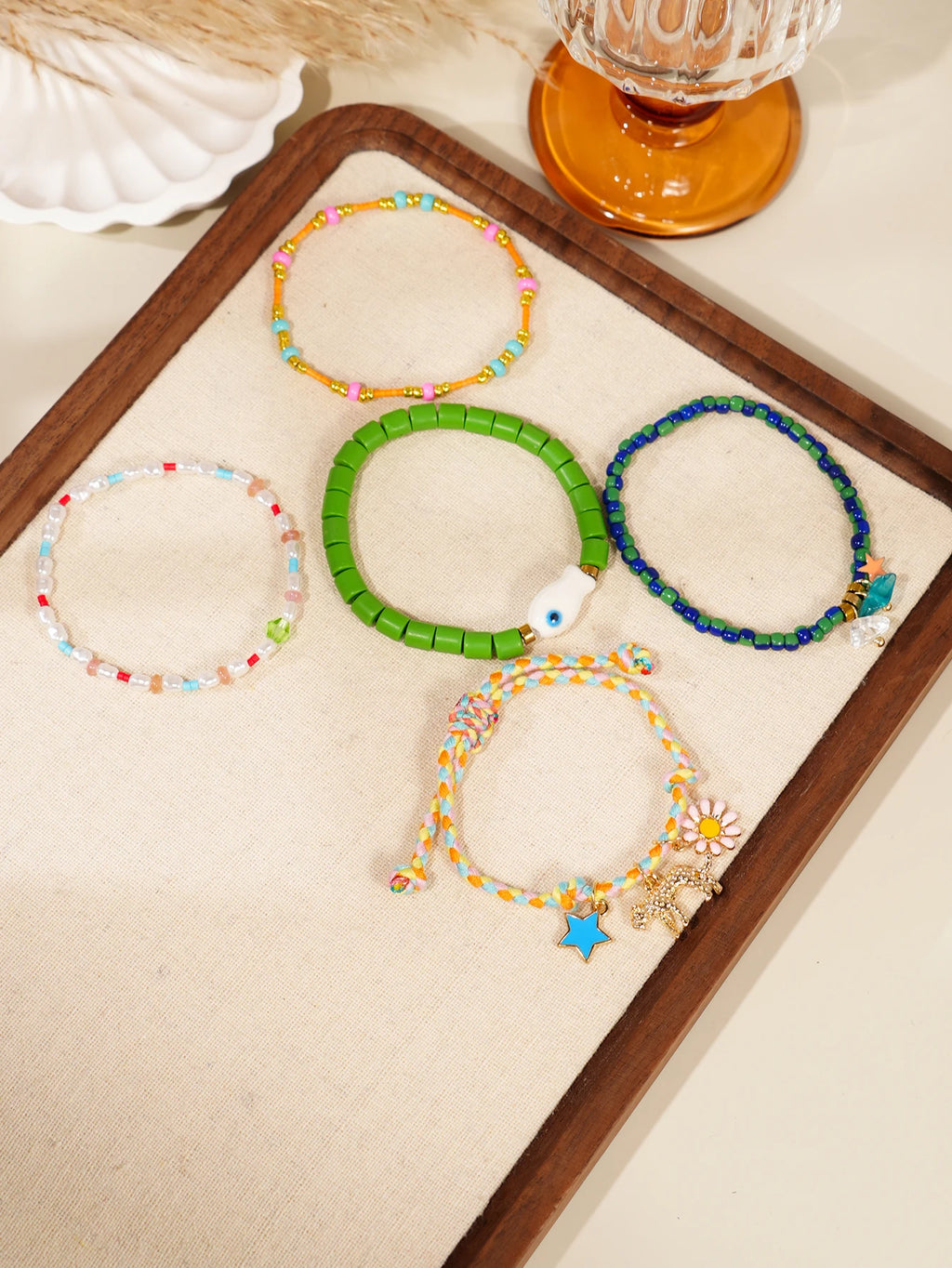 Y2K Style Stacking Bracelet Set