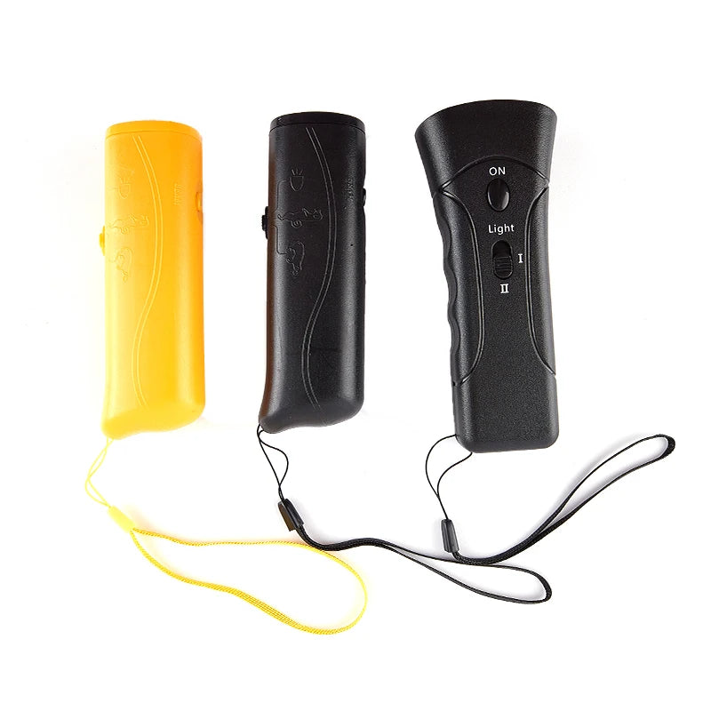 1PC Pet Dog Repeller Anti Barking Stop Bark Training Device Trainer LED Ultrasonic Anti Barking Ultrasonic Without Battery