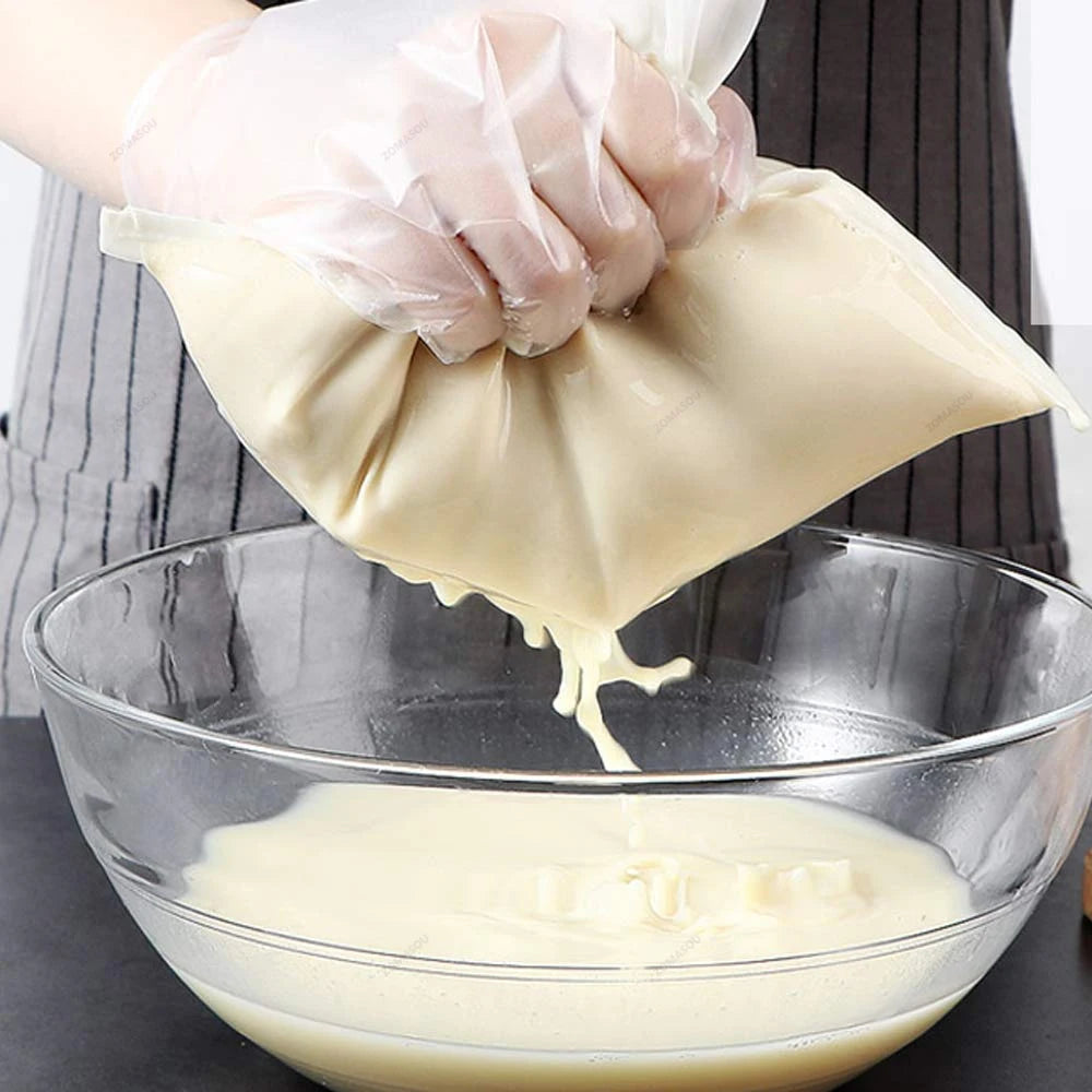 100 Mesh Soy Milk Wine Filter Bag Nut Milk Bag Coffee Tea Oil Yogurt Filter Net Mesh Food Reusable Nylon Filter Strainer