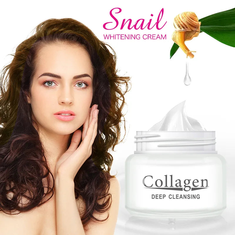 Snail Collagen Face Cream Moisturizing Face skincare Creams Anti Wrinkle Firming Brightening Hydrating Facial Cream Skin Care