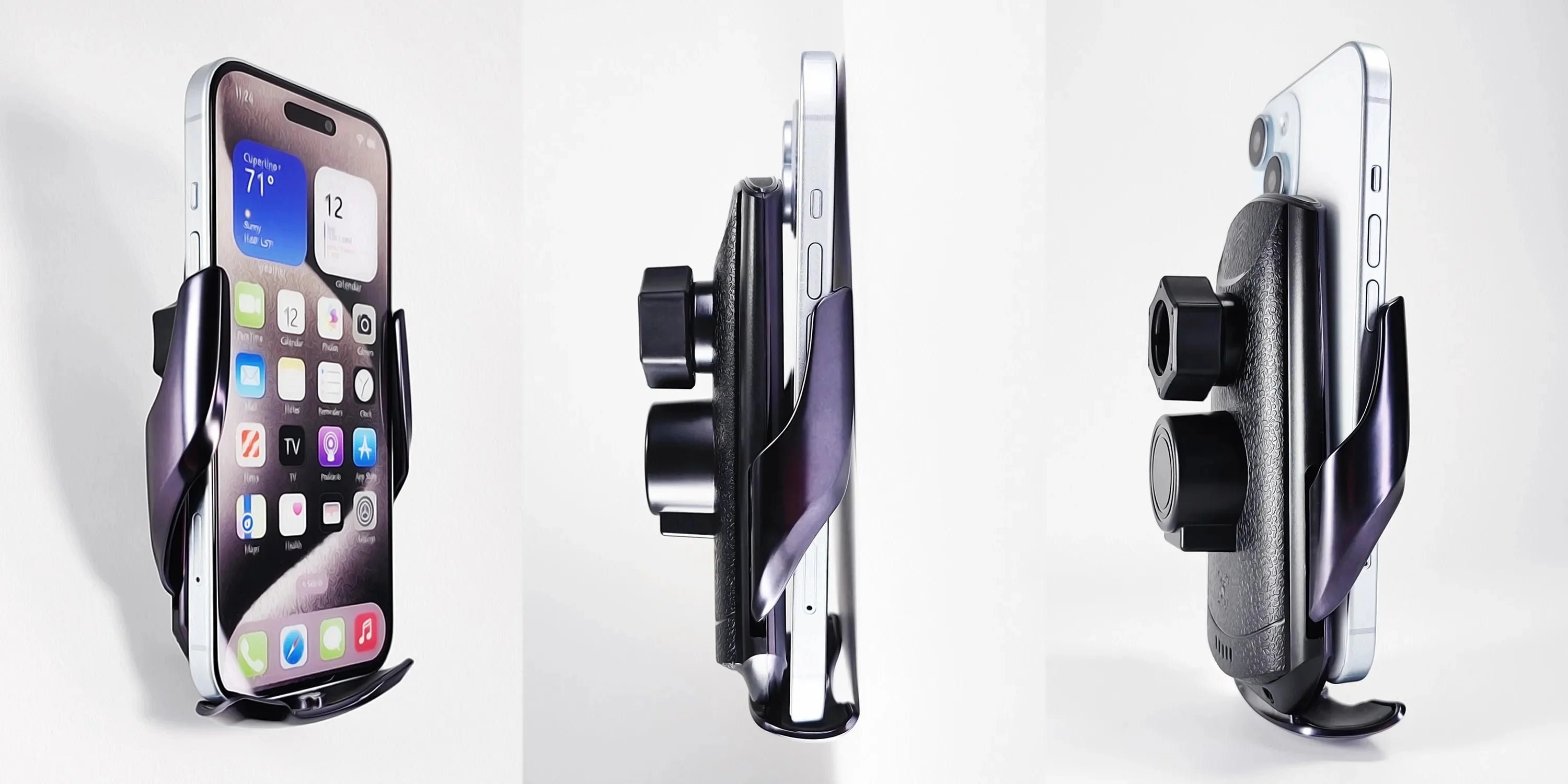 For Car AUDI Q7 4M 2016 2017 2018 2019 Car Phone Holder Special Fixed Base Wireless Charger Stand Mobile Phone Mount Accessories