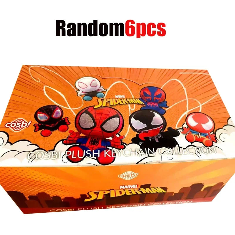 *spider Man Series Blind Box Cosbi Plush Anime Peripheral Ornaments