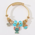 Disney-Lilo & Stitch Bracelet Anime Wristband, Cartoon Accessories for Kids, Birthday Gift, Toy for Boys and Girls, 7Styles