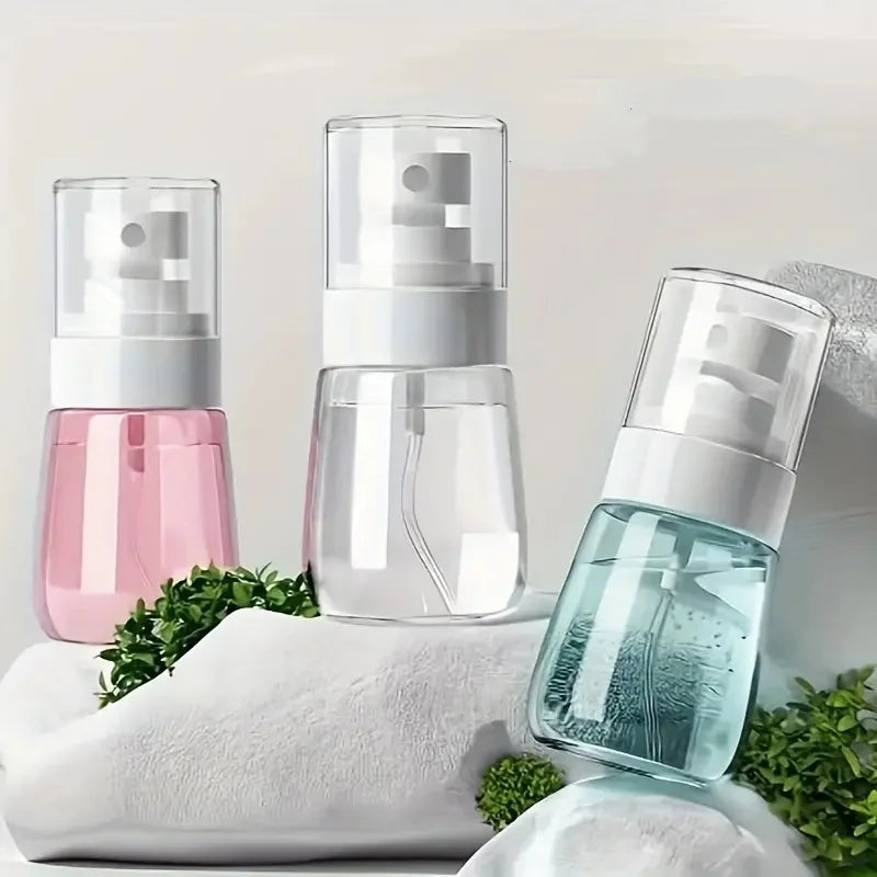 2Pack Refillable Spray Bottles 1oz/30ml Alcohol Atomizer Mini Fine Mist Liquid Containers for Skin Care Makeup Travel Accessorie
