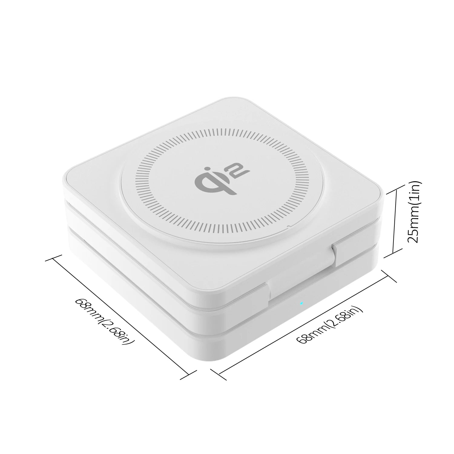 3 in 1 Wireless Charger Qi2 15W For iPhone 16 15 14 13 12 Fast Charging Station For Apple Watch 9 8 7 6 5 for Airpods pro stand