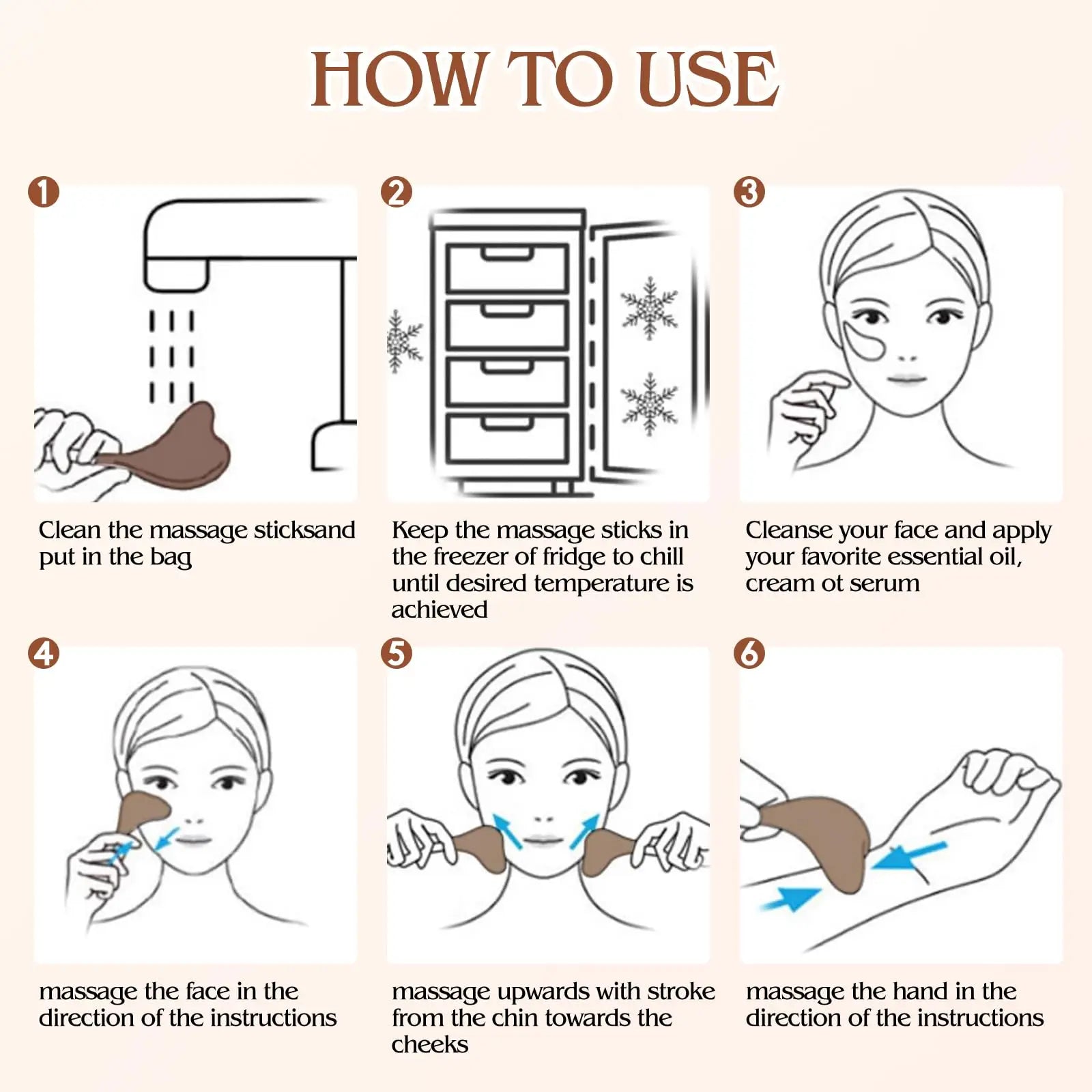 Ice Globes Facial Skin Care Tools for Women Face Eyes, Stainless Steel Face Beauty Cryo Sticks for Girls Ladies