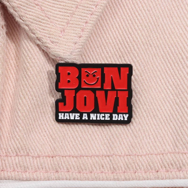 Famous Rock Music Badge Enamel Pins Custom Pop Music Brooch Decorative Backpack Lapel Hat Badge Funny Jewelry Gift Music Lover