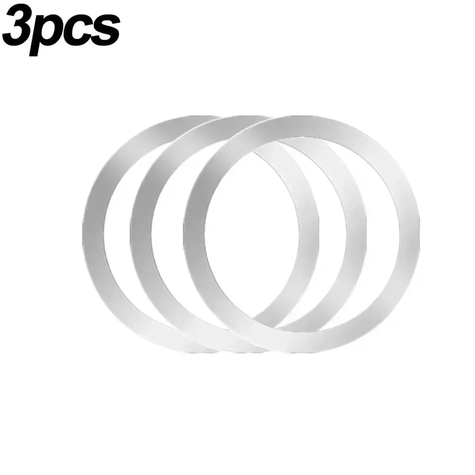 10/5/1PCS Thin Magnetic Metal Plate Ring For Magsafe Wireless Charger Iron Sheet Sticker Magnet Car Phone Holder Universal