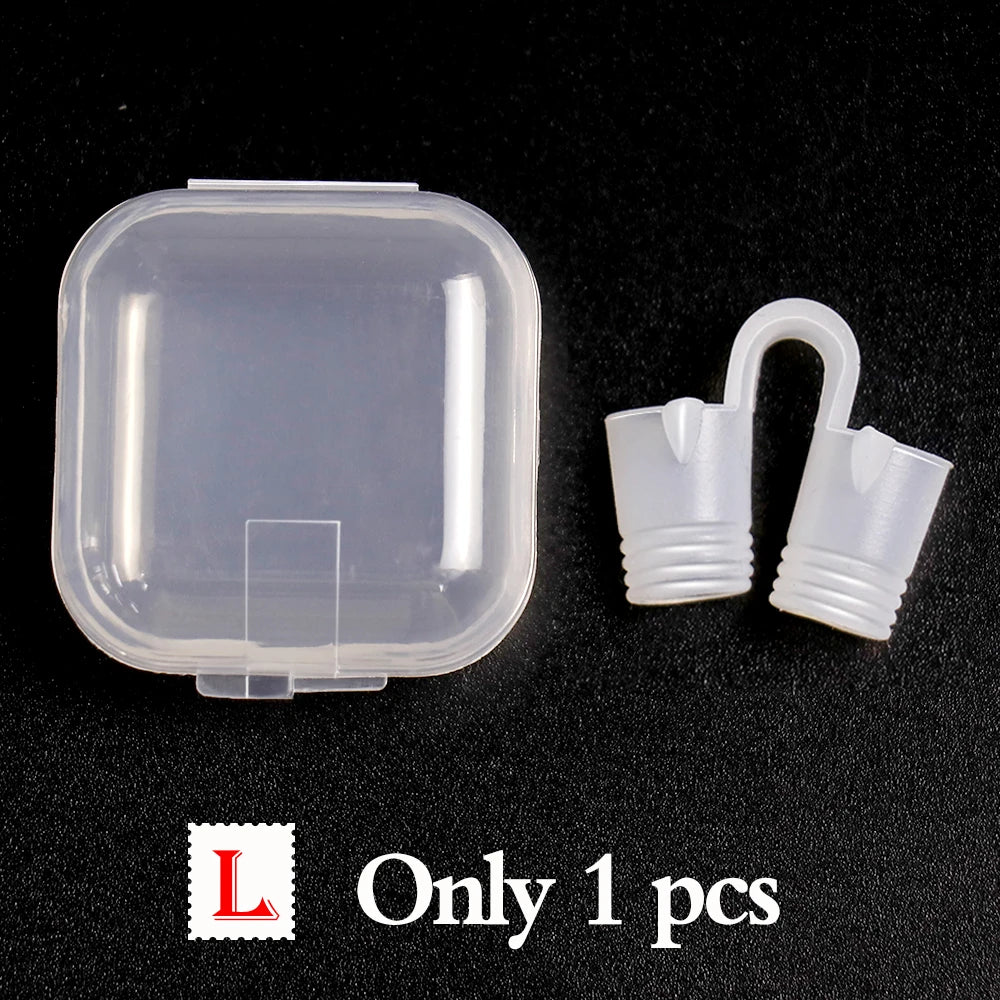 1pc Anti Snoring Nose Clip Soft Silicone Sleeping Aid Improve