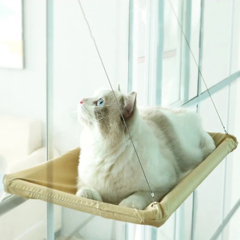 Four seasons universal cat hammock window cat climbing frame glass balcony hanging suction cup nest pet sunning machine