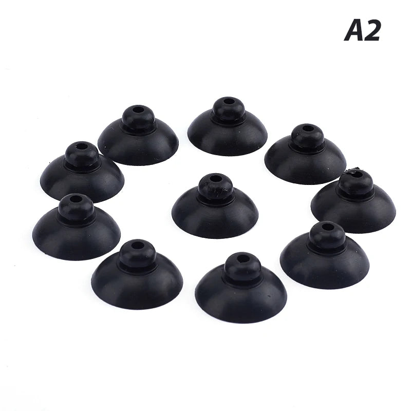 10Pcs Rubber Suction Cups For Aquarium Submersible Pump Fountain Pump  Fish Tank Filter Pump Holder Sucker Replacement Supplies