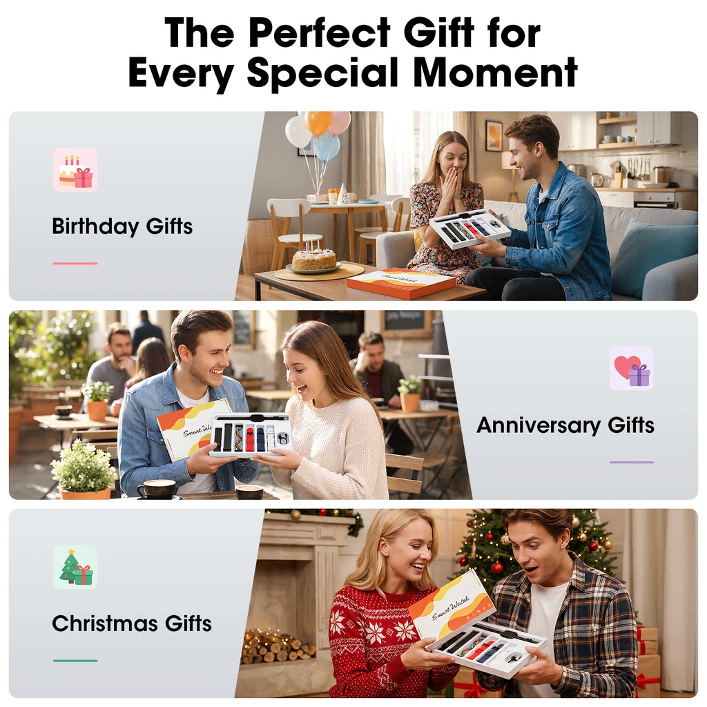 Smart Watch Bluetooth Call 1.83'' TFT Screen Gift Box