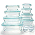 Glass Food Storage Containers, 24-Piece Set