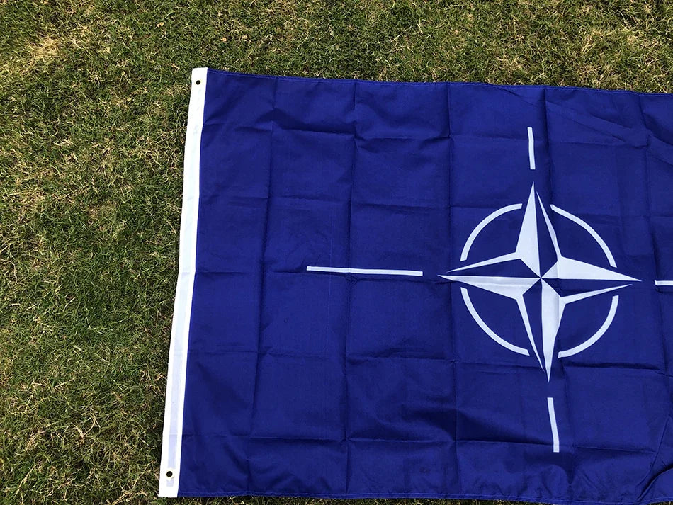TIKI FLAG 90x150cm North Atlantic Treaty NATO Flag International Organization Flag