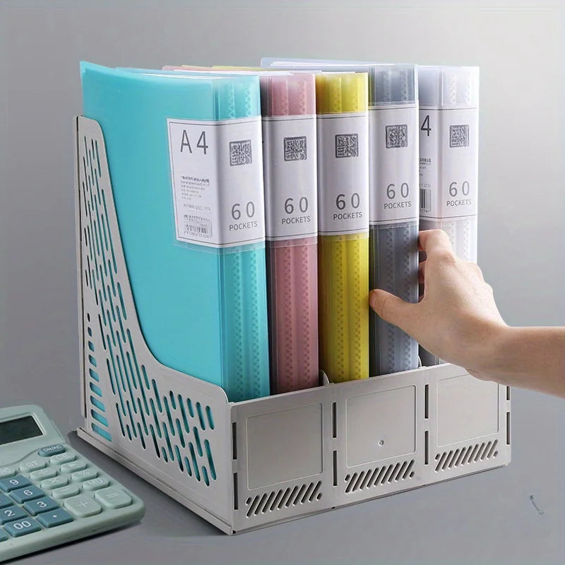 Data Book A4 Transparent Insert Folder Picture Book Storage