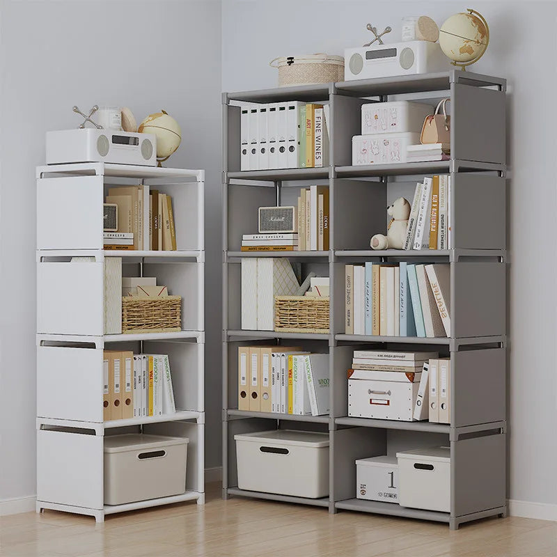 Multilayer Bookshelf, Easy Assembly