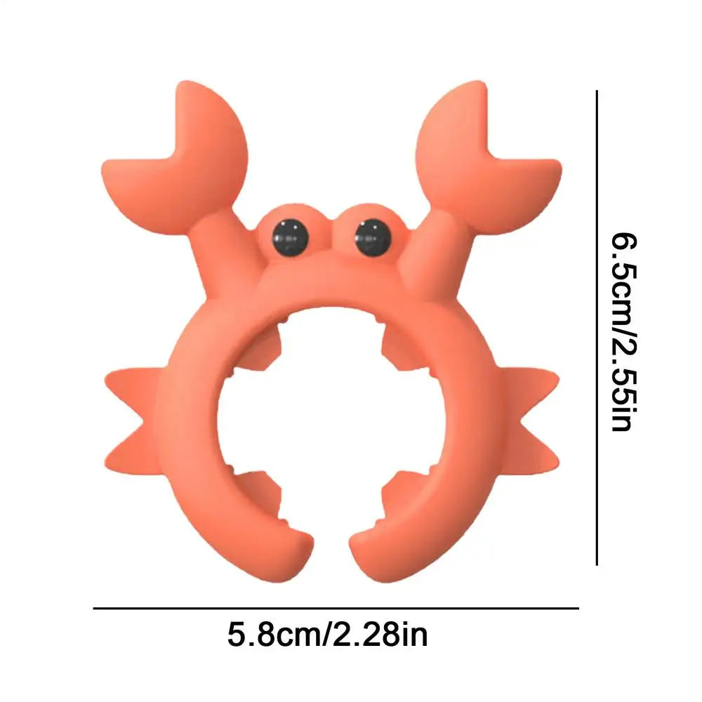 Crab-Shaped Silicone Utensil Rest