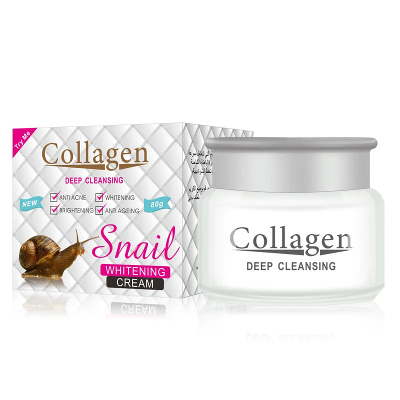 Snail Collagen Face Cream Moisturizing Face skincare Creams Anti Wrinkle Firming Brightening Hydrating Facial Cream Skin Care
