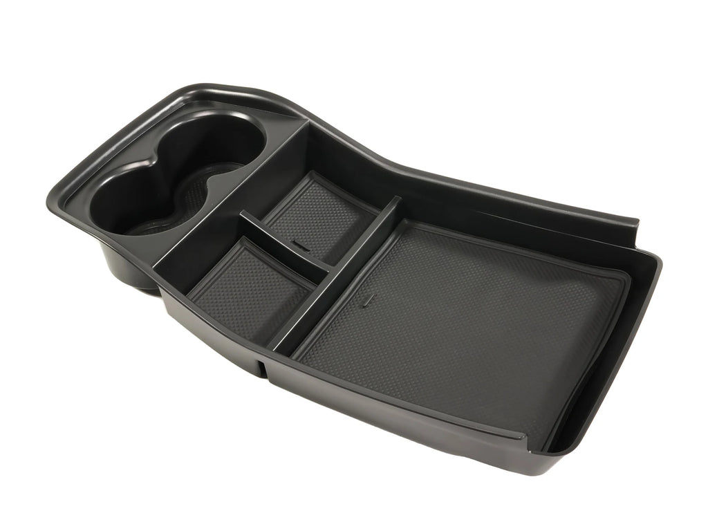 Car Armrest Storage Box Lower Center Console Organizer Cup Holder Storage Box Wireless Charger Panel Mat For KIA EV9 2024 2025