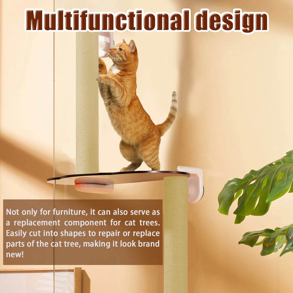 2M Cat Scratch Protector Self-adhesive Trimmable Sofa Protection Artifact Durable Anti-cat Scratch Furniture Pads Cat Supplies