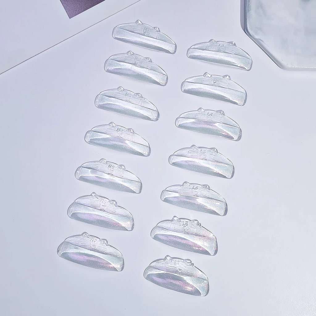PERMANIA New 7 Pairs Silicone Eyelash Perm Pad Sticky