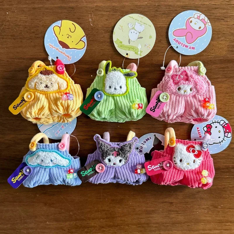 Hot Sanrio For Labubu Series Clothing V1 V2 V3 Toys Cartoon Cute Kuromi Melody Pendant Clothing Doll Fashion Accessories Gift