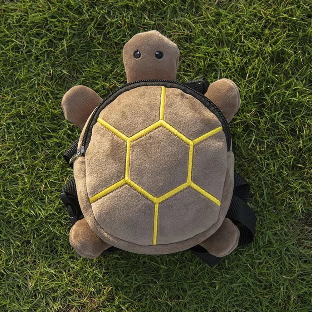Turtle Shape Dog Snack Bag Large Capacity Pet Backpack Portable Soft Puppy School Bag Convenient Cute Puppy Carrier