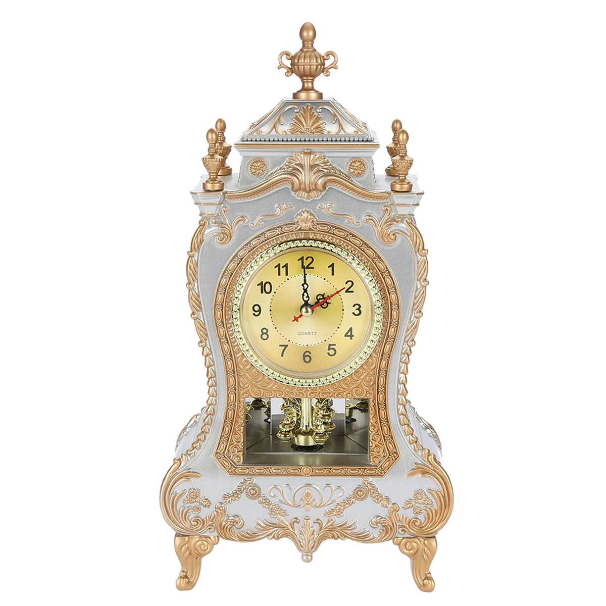 Vintage Desk Clock Vintage  Plastic Table Clock Antique Home Hotel Decorative Desk Alarm Clocks Vintage Table Clock