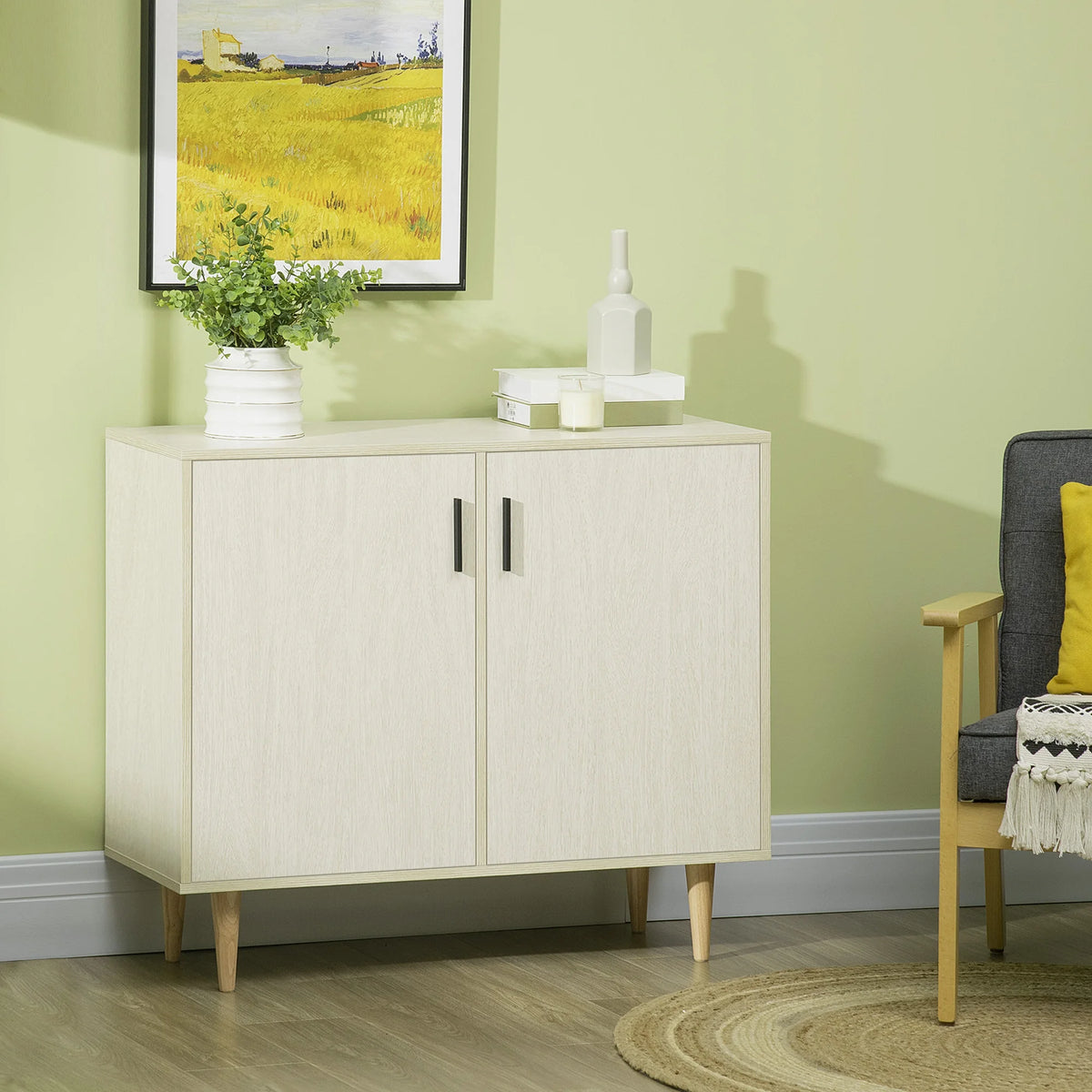 HOMCOM Sideboard Buffet Cabinet Wood