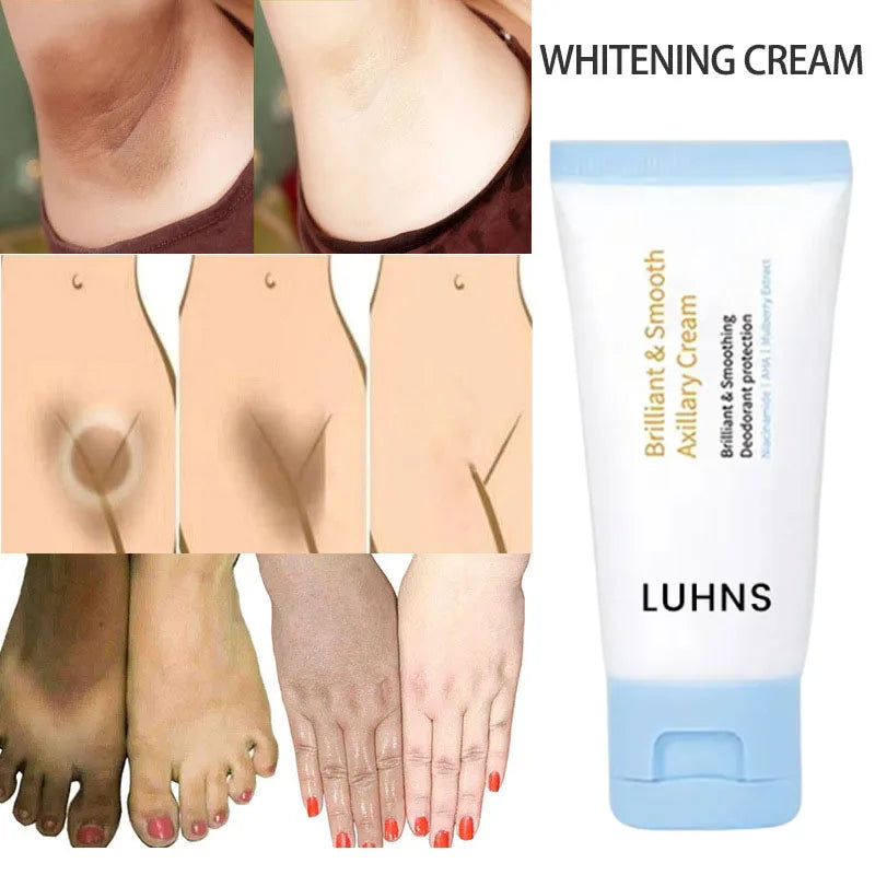 Whitening Cream For Dark Skin Underarm Bleaching Armpit Lightening And Intimate Area Woman Moisturizer Korean Skin Care Products