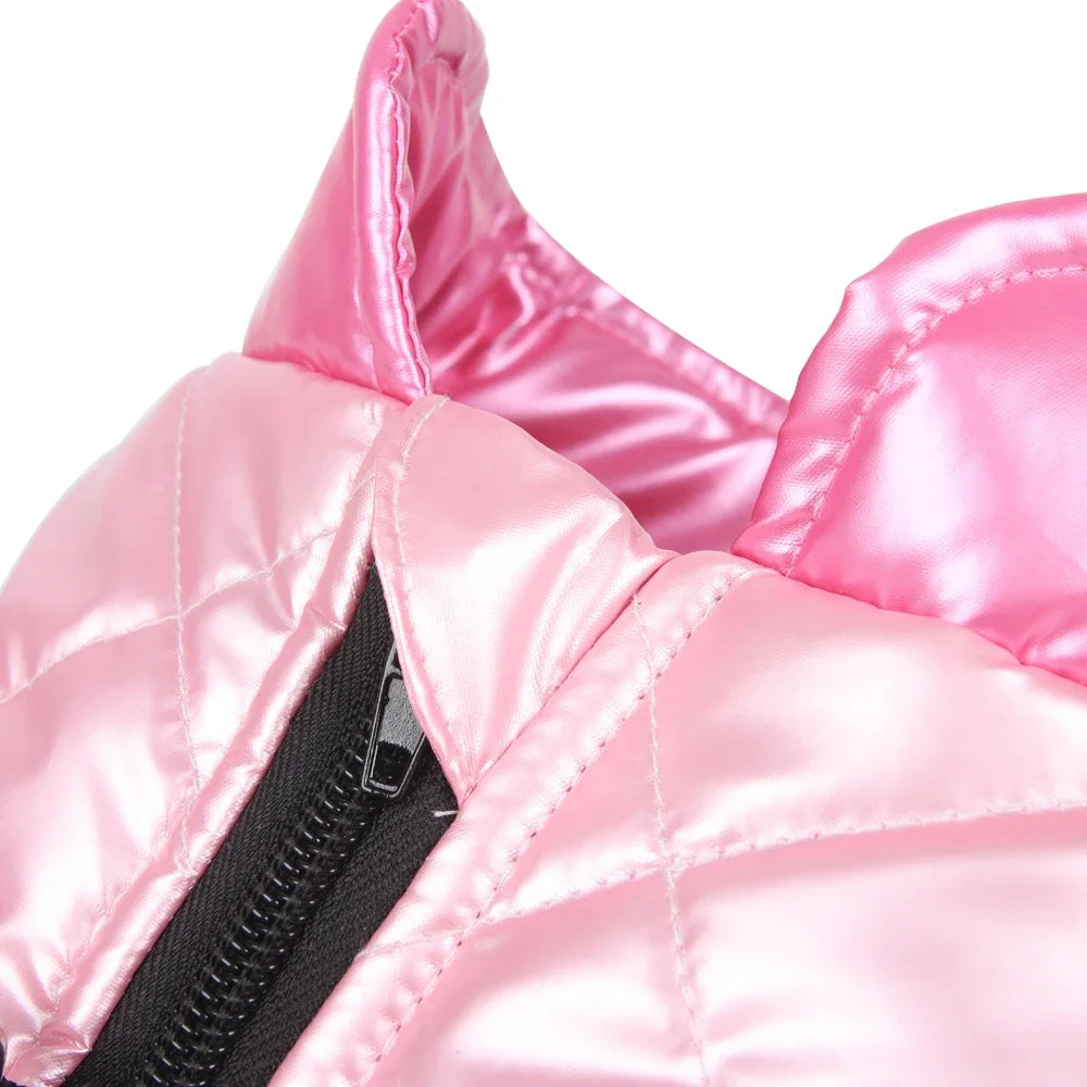 Pet Dog Clothes Waterproof Winter Warm Puppy Jacket Coat with D-ring Reflective Windproof Vest Outfits Chihuahua Pug Costume