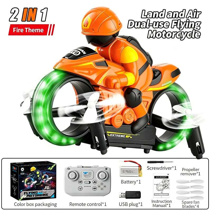 2IN1 RC Car and RC Drone Land and Air