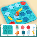 Kid Road Building  Maze Game 118 Challenge Logical Thinking Montessori Educational Puzzle Toy Builder Maze Racer Board Game Gift